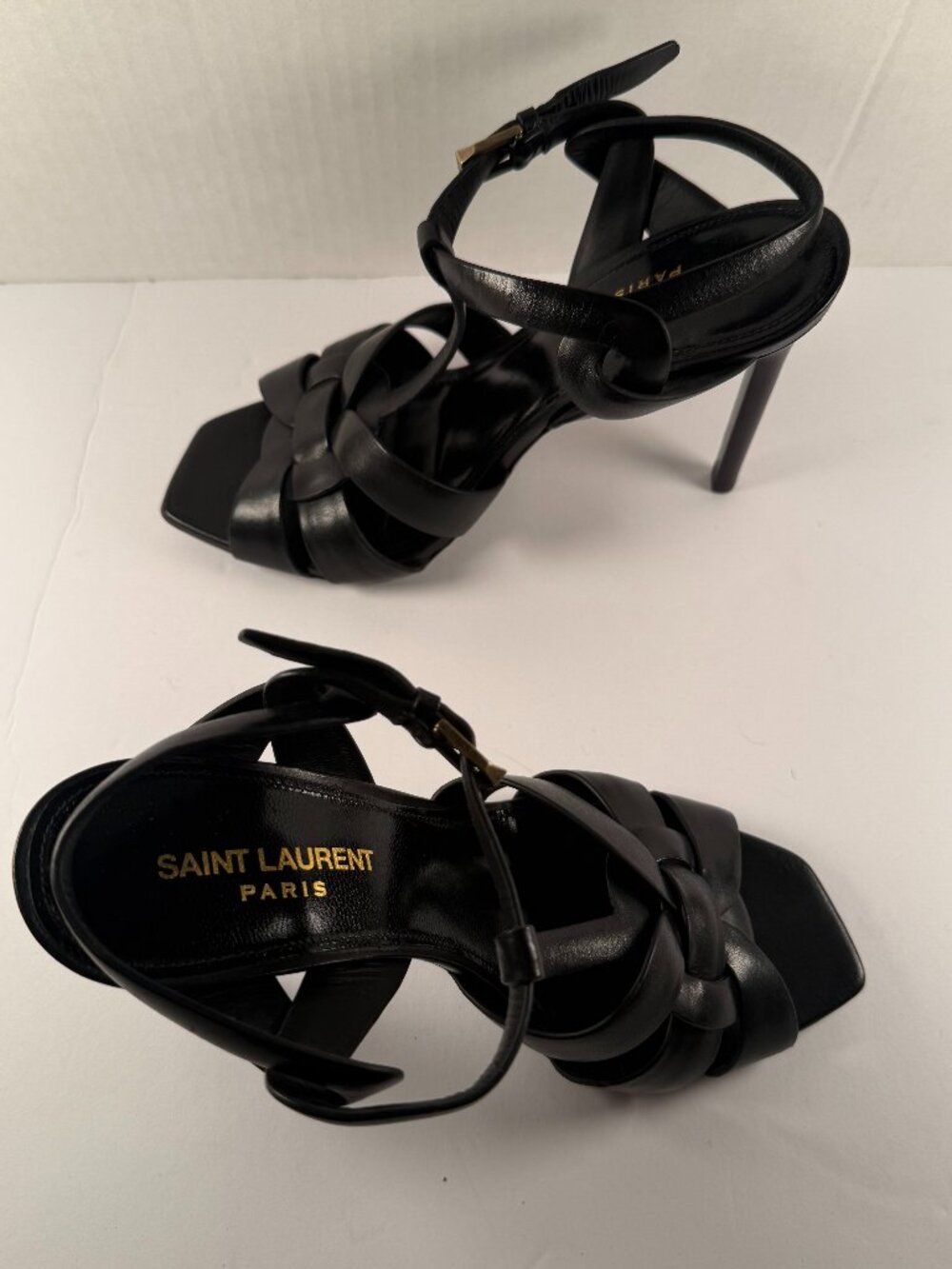 SAINT LAURENT TRIBUTE 105 SANDALS - Picture 12 of 13